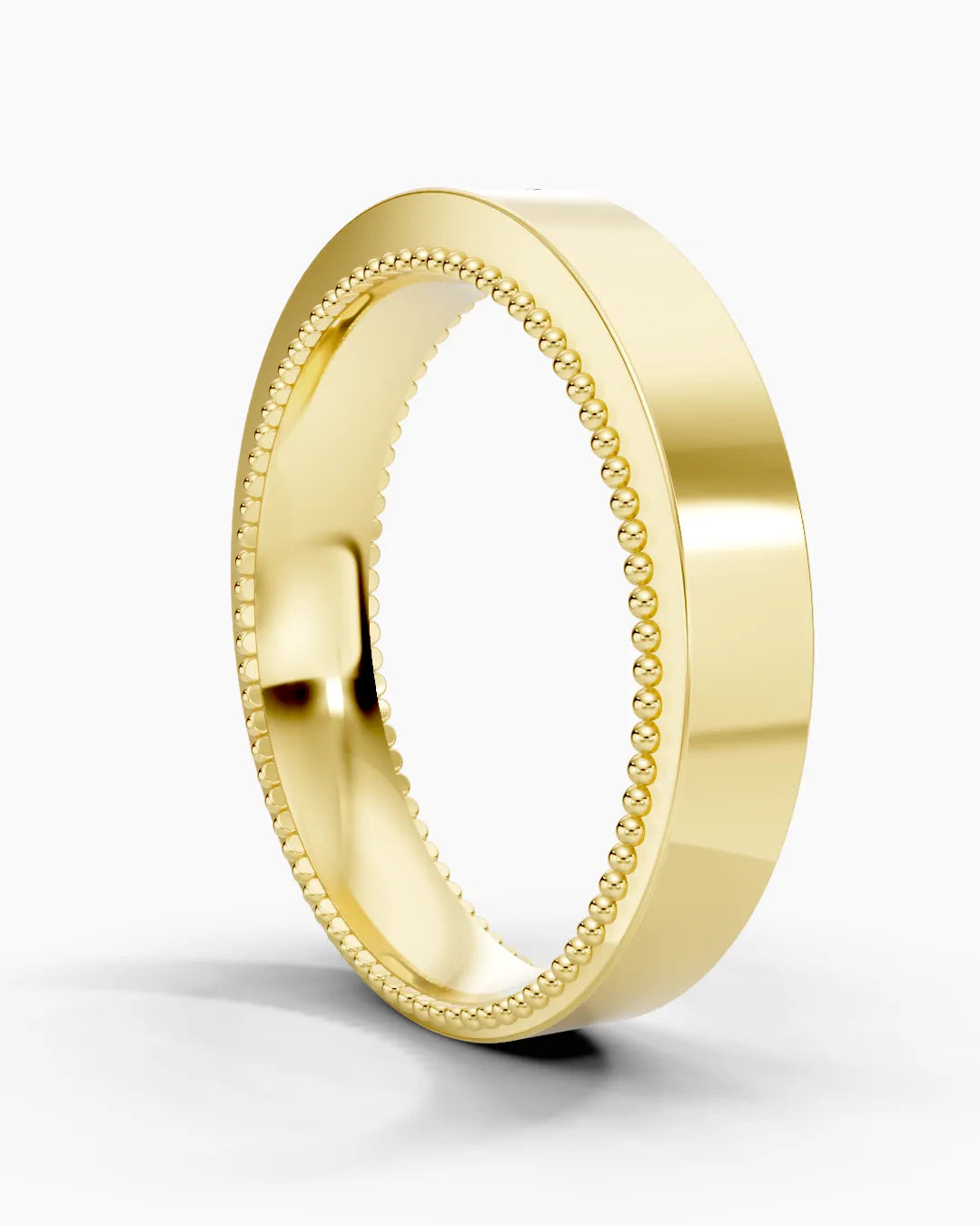 Delicate Edge Detail Men Ring