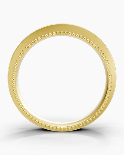 Delicate Edge Detail Men Ring