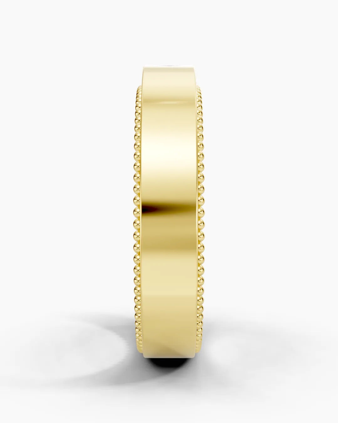 Delicate Edge Detail Men Ring