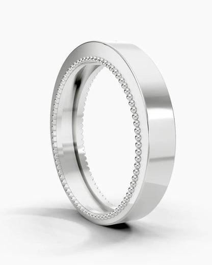 Textured Secure  Men Ring