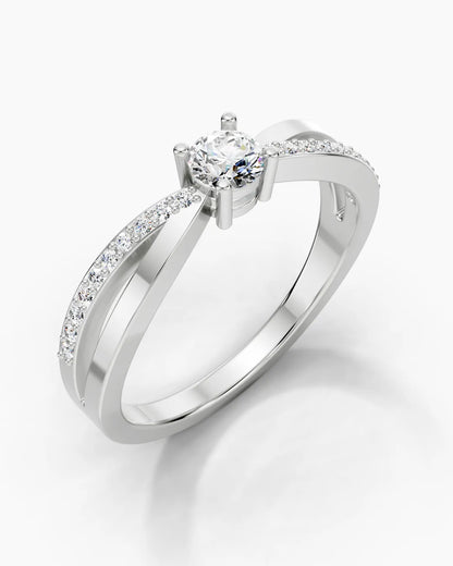 Flowing Embrace Women Ring