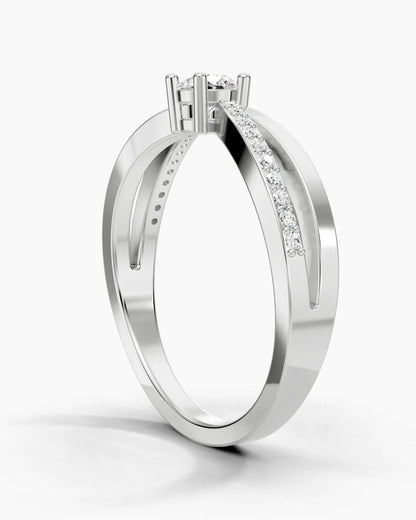 Flowing Embrace Women Ring