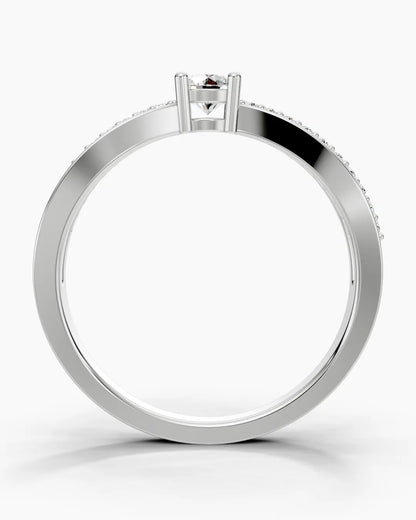 Flowing Embrace Women Ring