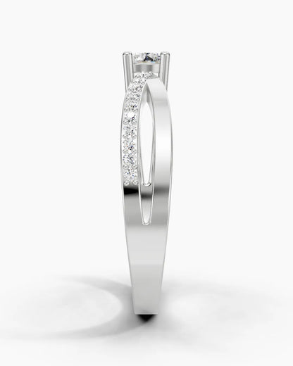 Flowing Embrace Women Ring
