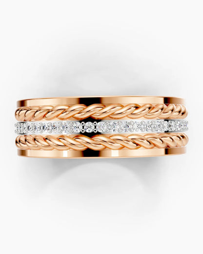 Twist Majesty Men Ring