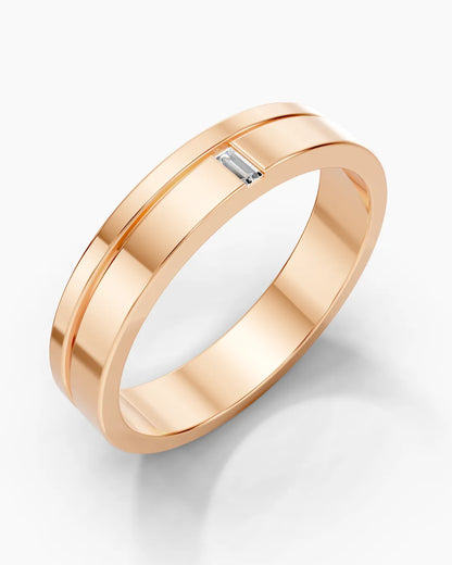 Modernist Line Women Ring