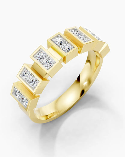 Regal Blocks Women Ring