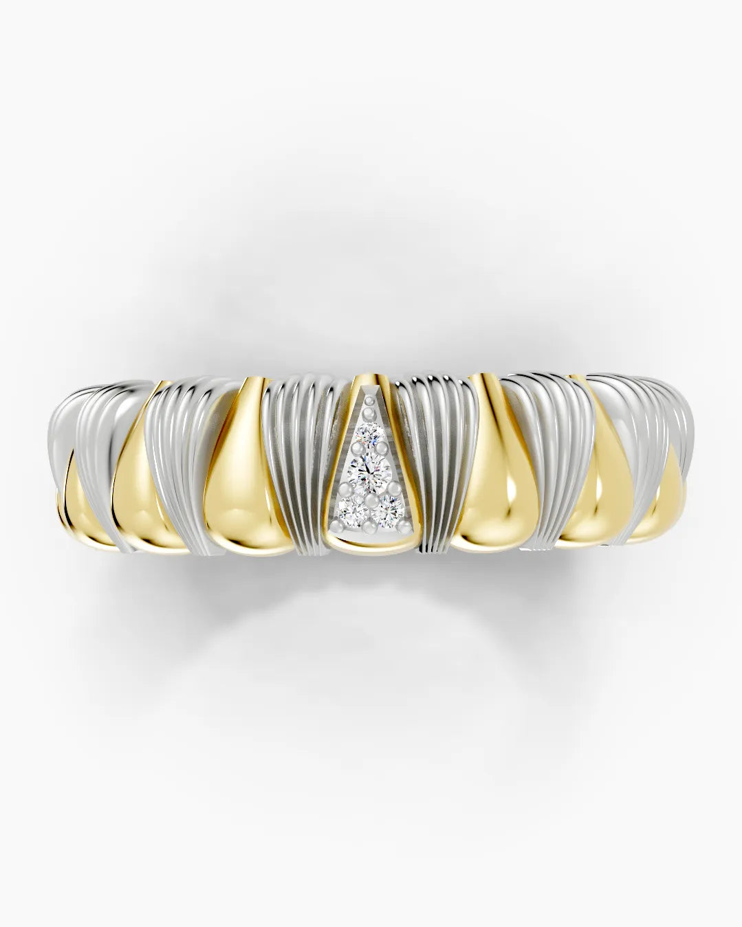 Woven Texture Men Ring