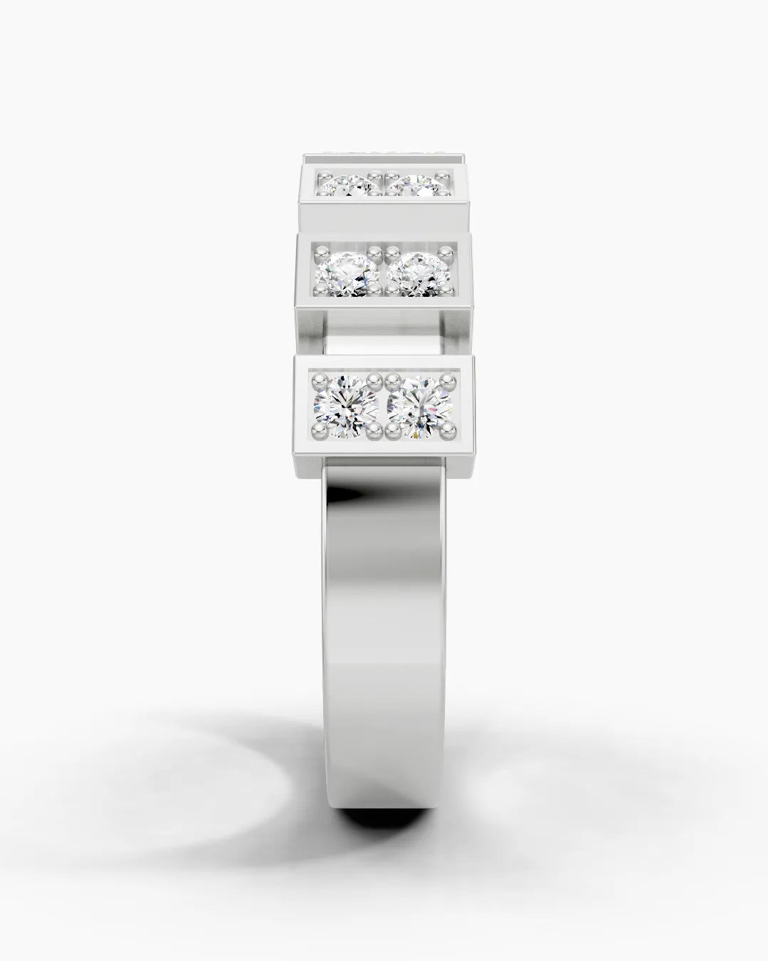 Glimmer Blocks Women Ring