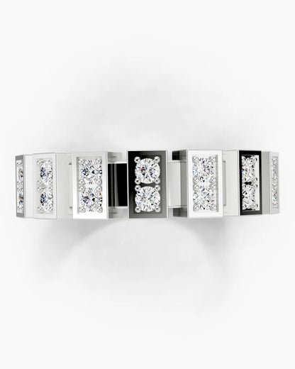 Glimmer Blocks Women Ring