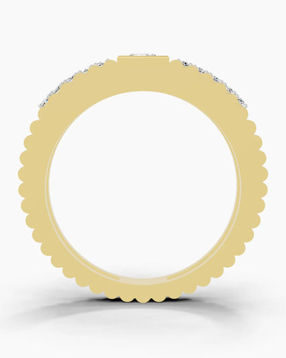 Meridian Grid Men Ring