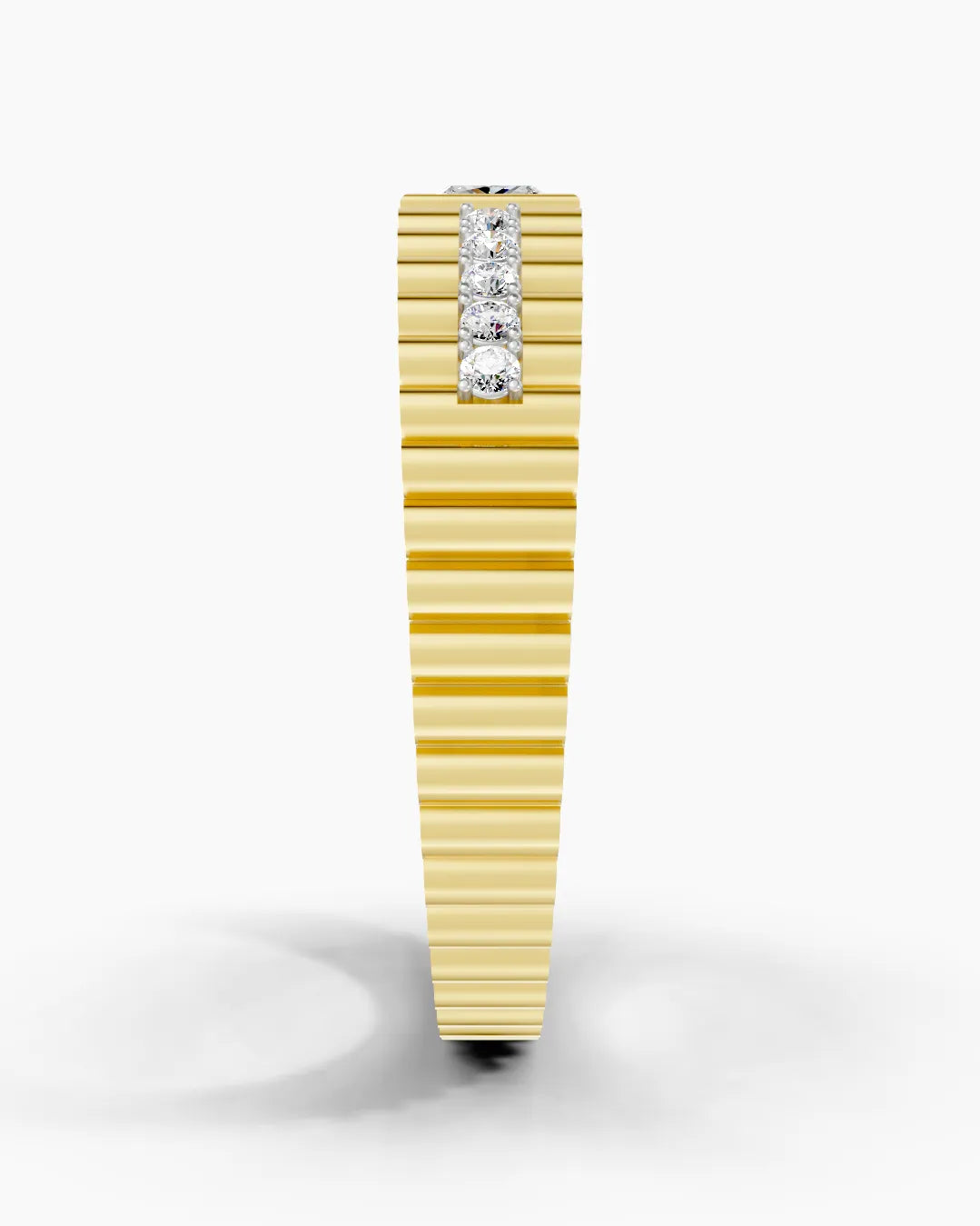 Meridian Grid Men Ring