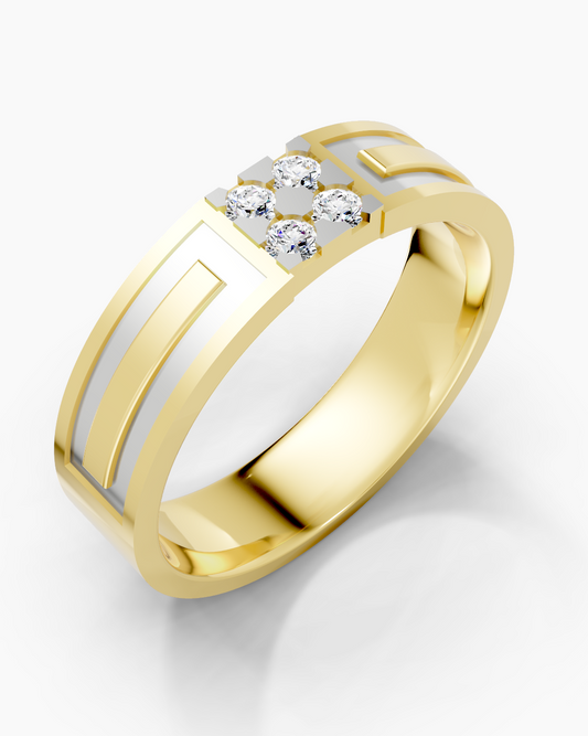 Regal Quad Men Ring