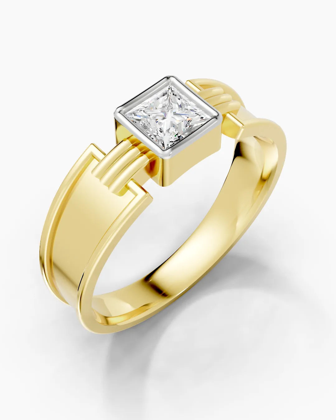 Architect Square Men Ring