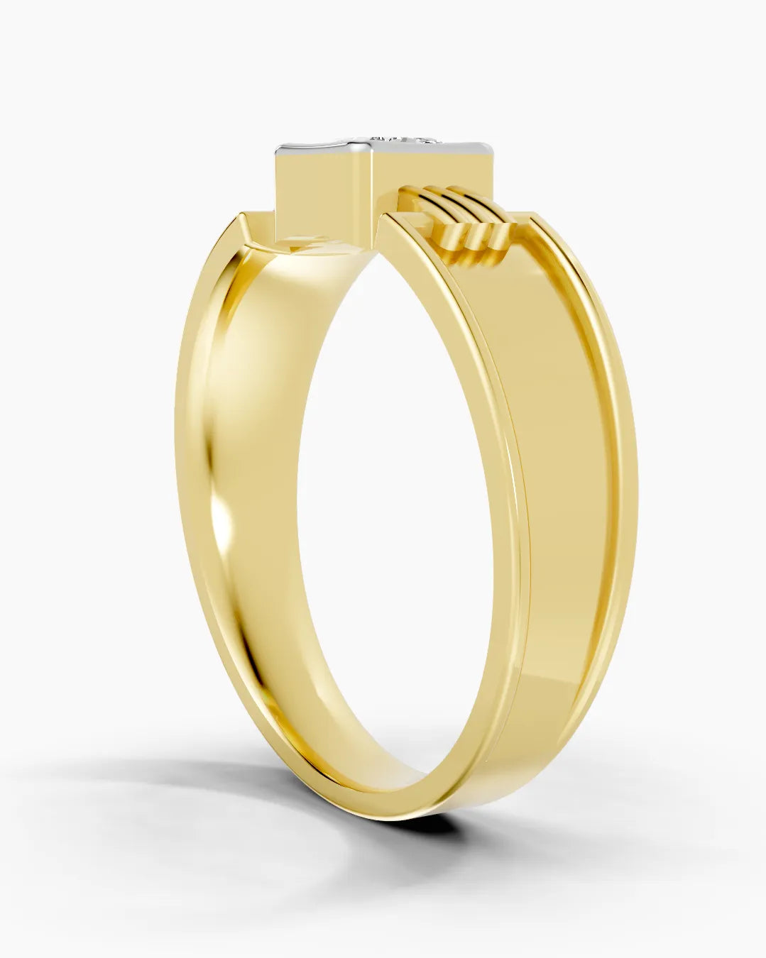 Architect Square Men Ring