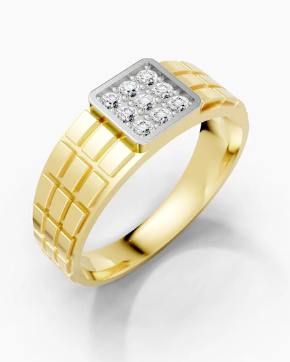 Apex Block Men Ring