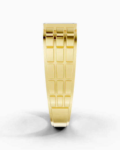 Apex Block Men Ring