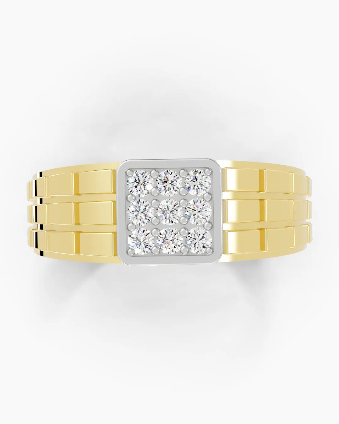 Apex Block Men Ring