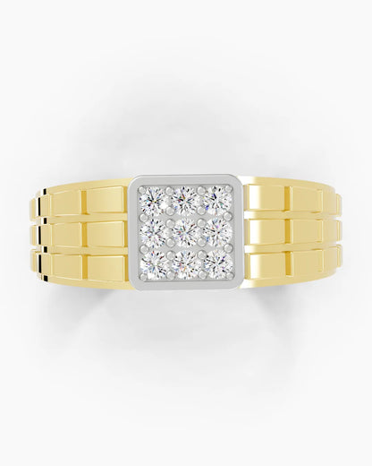Apex Block Men Ring