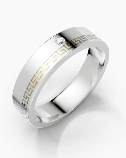 Grid Solace Men Ring
