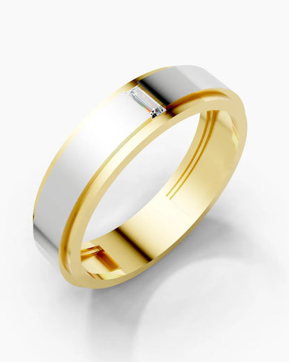 Streamline Cut Men Ring