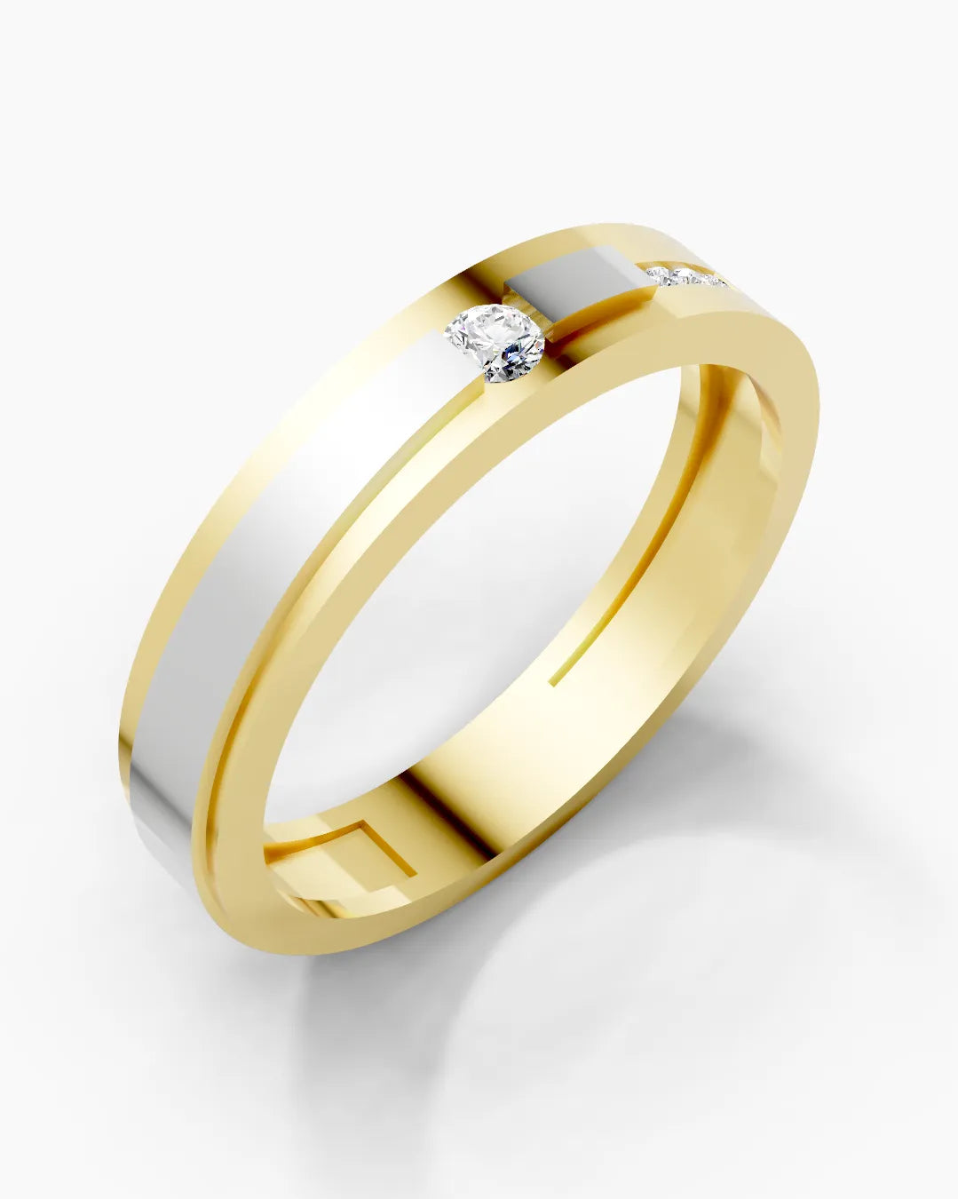 Halo Bracket Men Ring
