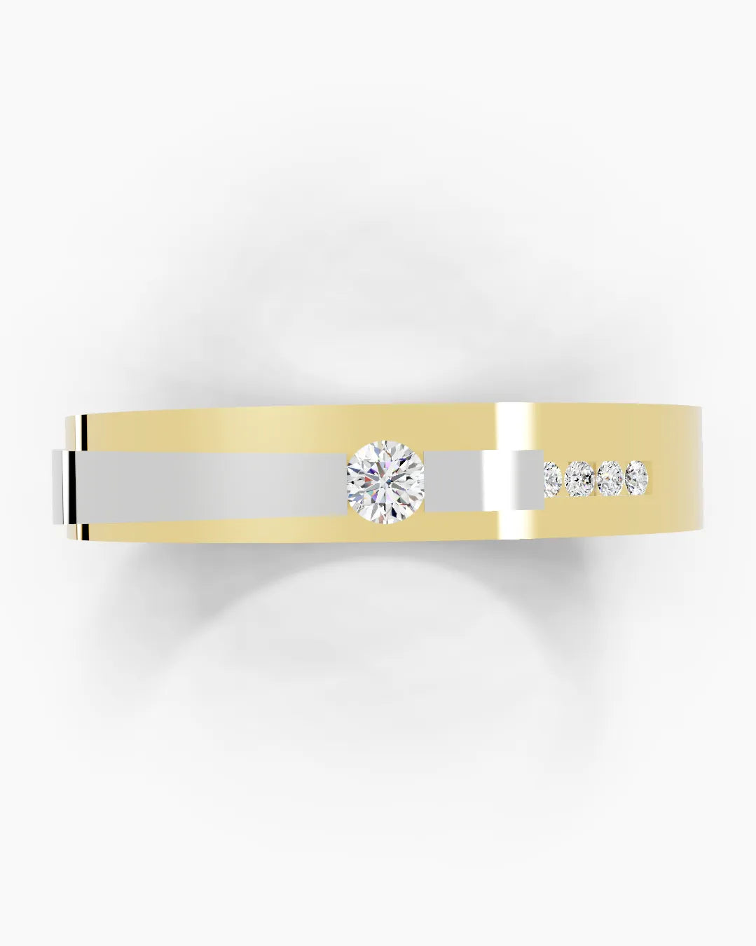 Halo Bracket Men Ring