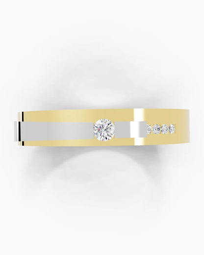 Halo Bracket Men Ring