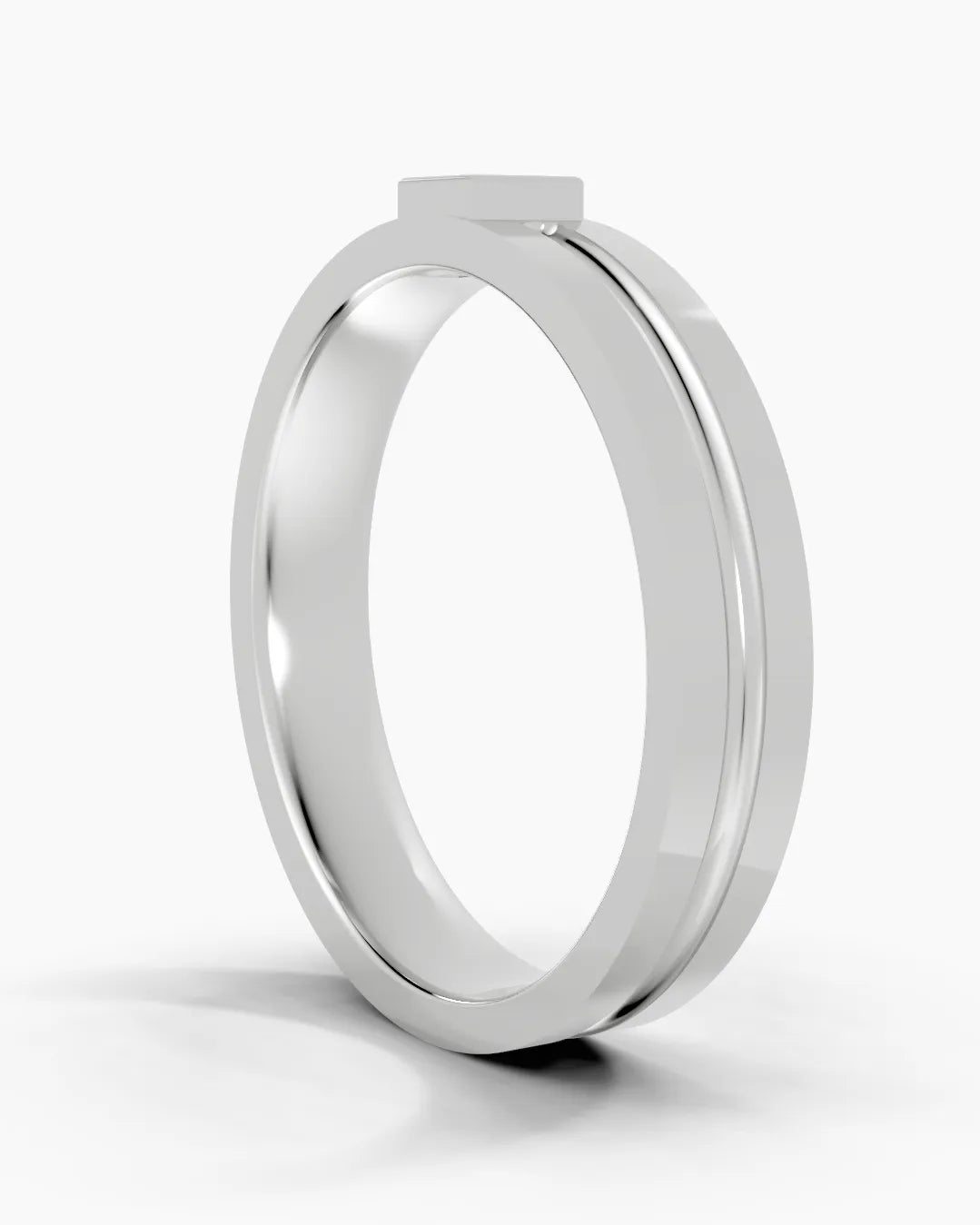 Split Beam Men Ring