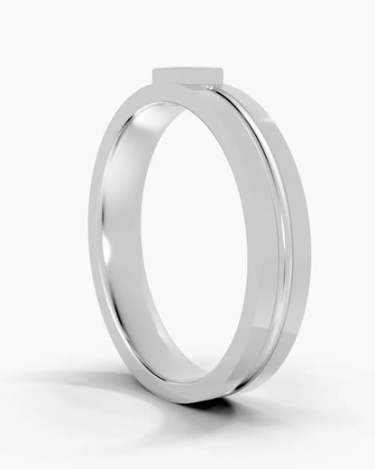 Split Beam Men Ring