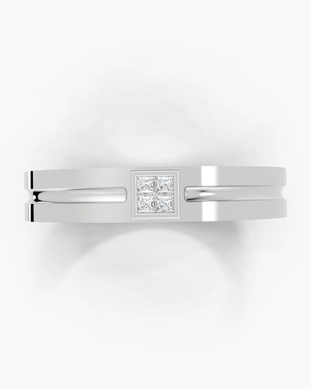 Split Beam Men Ring