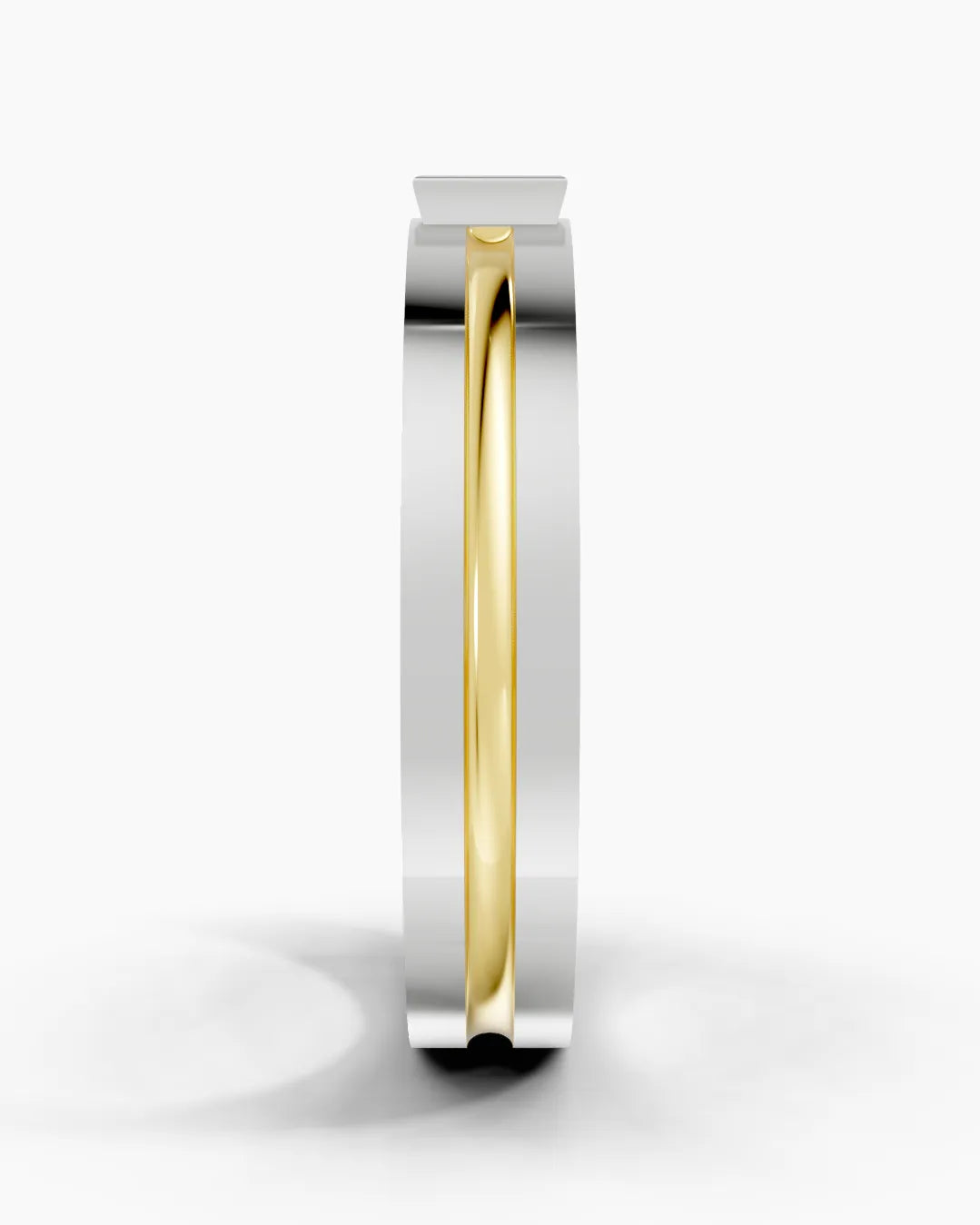 Channel Solitaire Men Ring