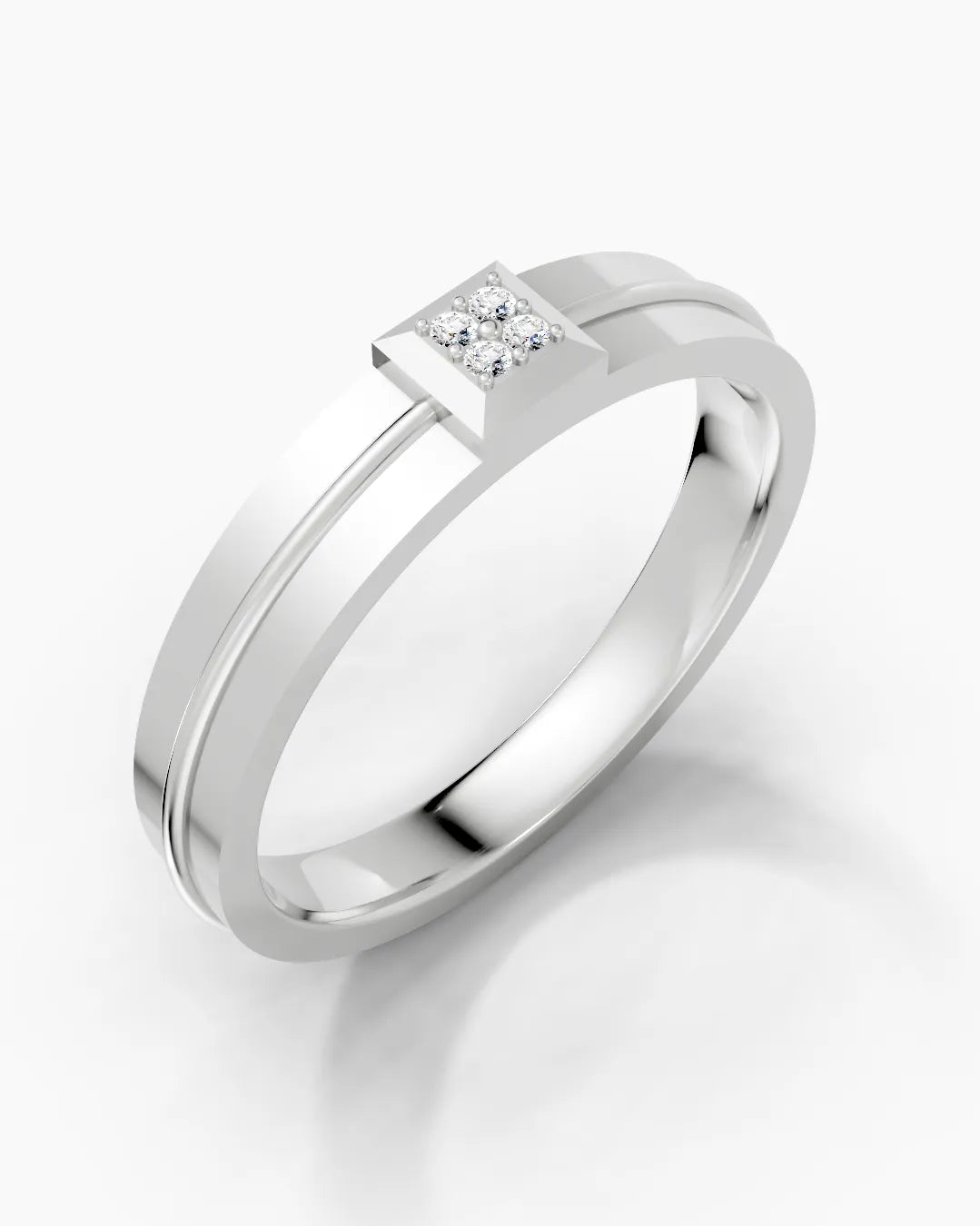 Quartet Cluster Men Ring