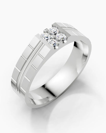 Grit Square Men Ring