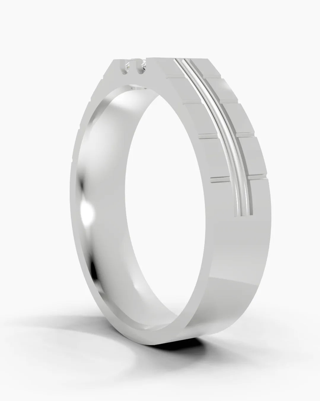 Grit Square Men Ring