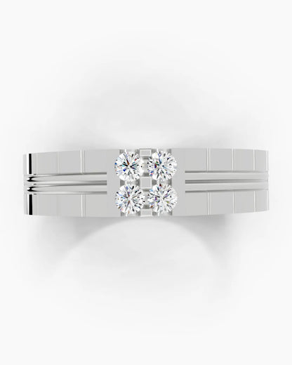 Grit Square Men Ring