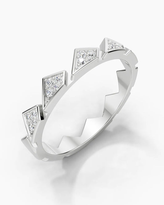 Geo Crown Women Ring