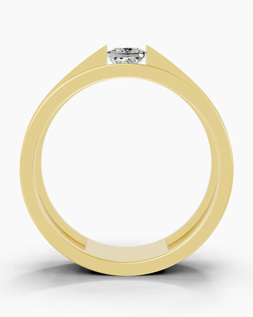 Platform Gem Men Ring