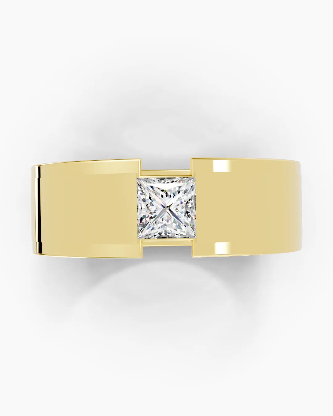 Platform Gem Men Ring