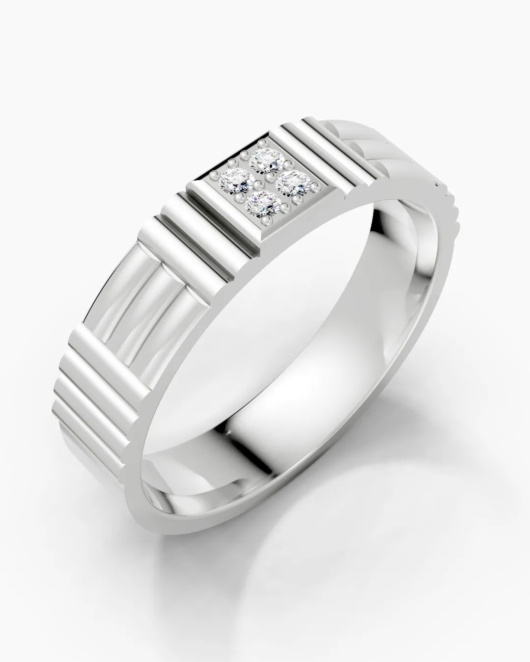 Grid Men Ring