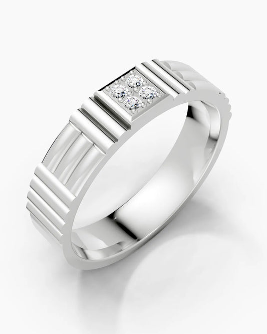 Grid Men Ring