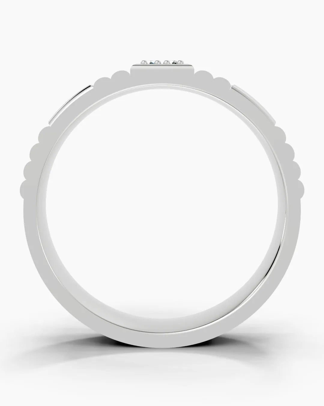 Grid Men Ring