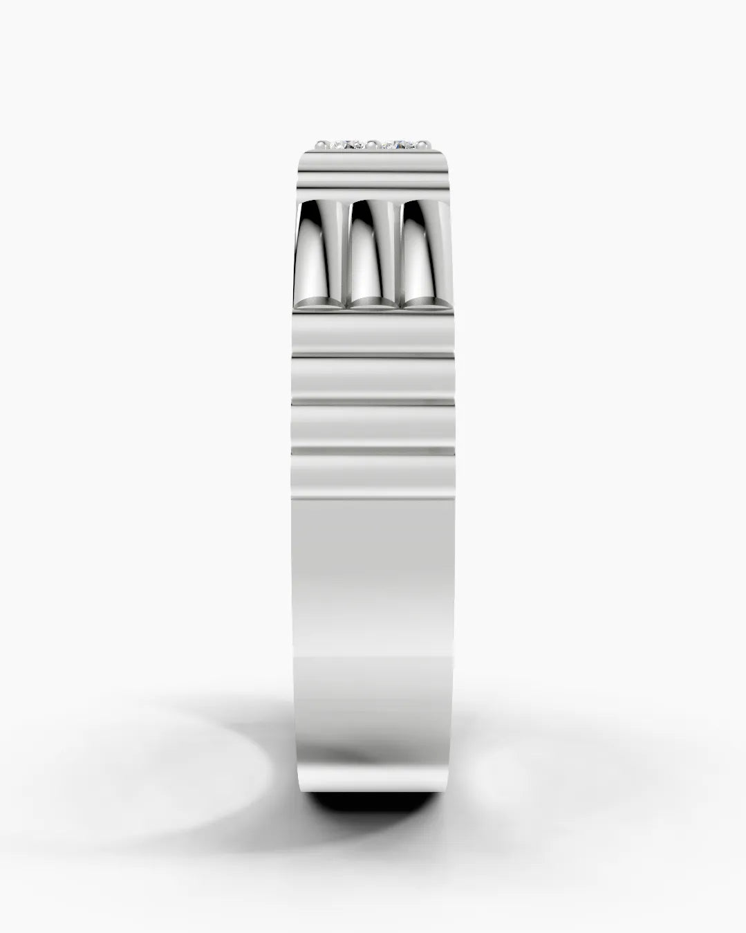 Grid Men Ring