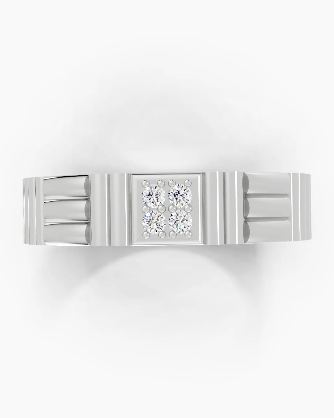Grid Men Ring