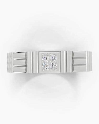 Grid Men Ring