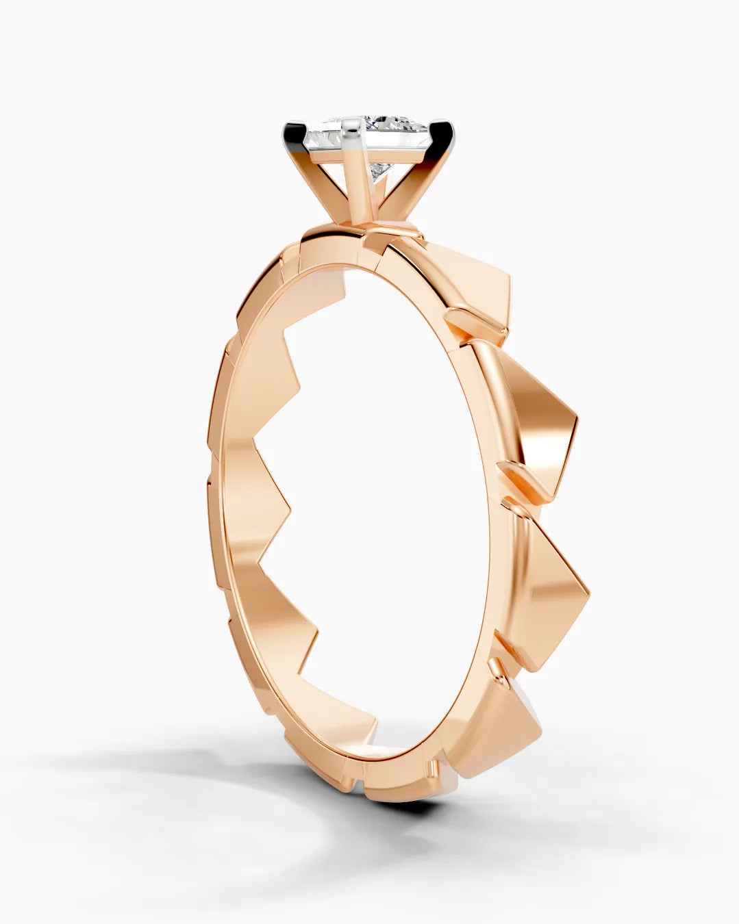 Geo Crown Princess Women Ring
