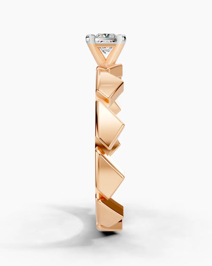 Geo Crown Princess Women Ring
