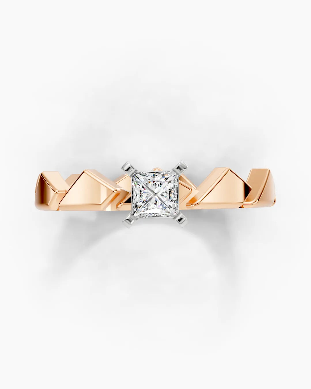 Geo Crown Princess Women Ring