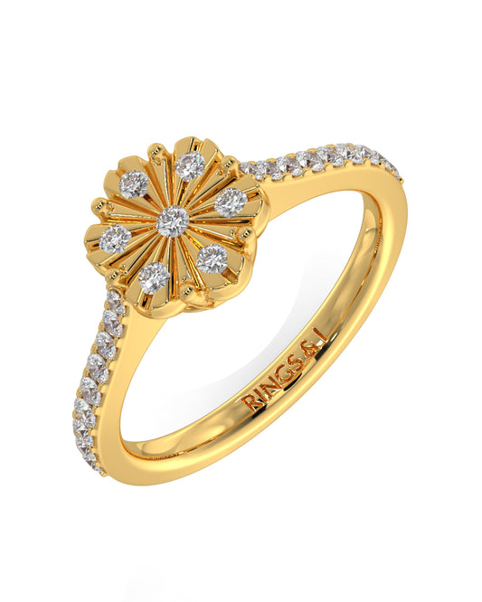 BloomHeart Cluster women Ring