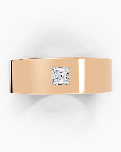 Chrome Ridge Men Ring